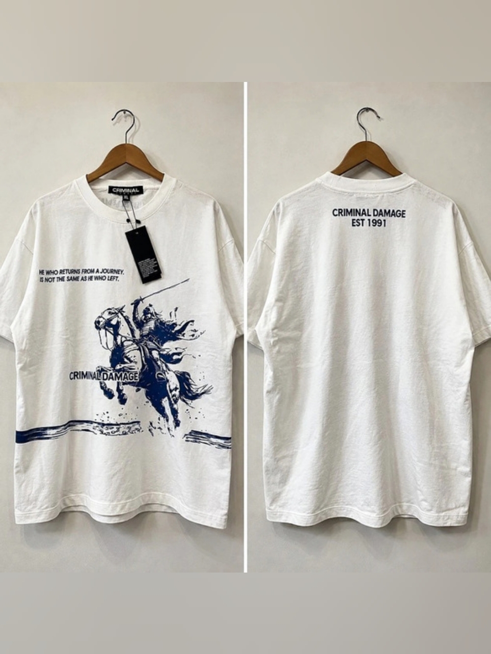 Criminal Damage Graphic T-Shirt – XL | Brand New